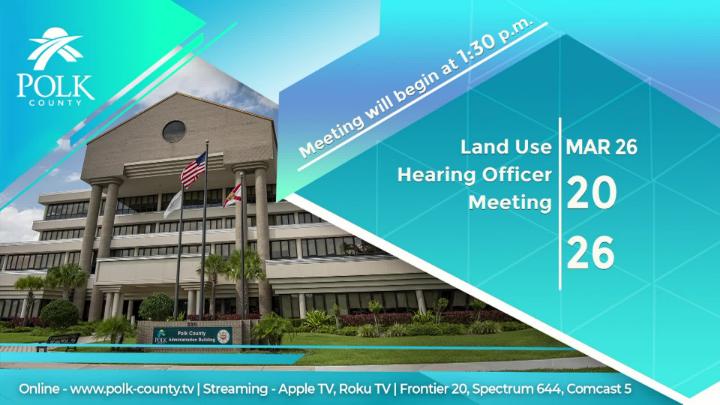 Land Use Hearing Meeting Graphic