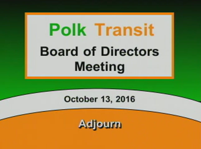 Thumbnail image for Transportation Planning Organization: October 13, 2016
